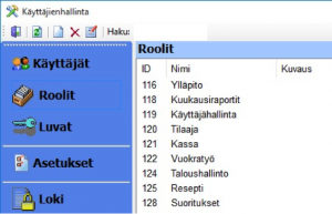 Käyttäjäroolit