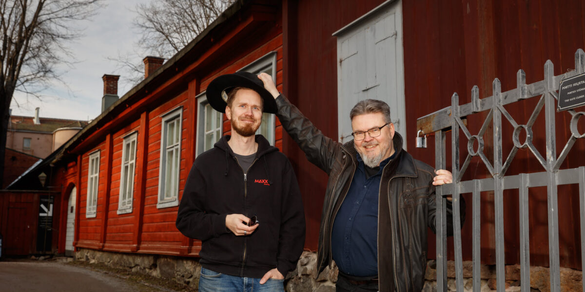Receptumin koulutuspäällikkö Harri Masko ja järjestelmänkehittäjä Kari Koskela