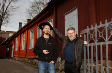 Receptumin koulutuspäällikkö Harri Masko ja järjestelmänkehittäjä Kari Koskela