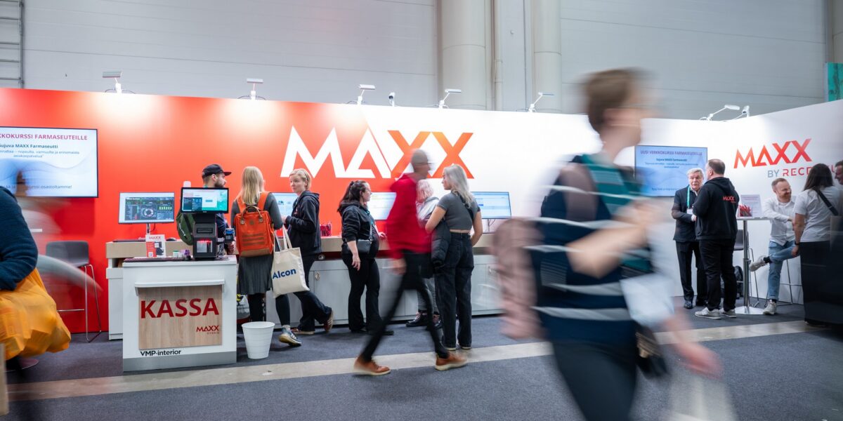 Receptumin ammattilaiset Farmasian Päivät -tapahtumassa Helsingin Messukeskuksessa.