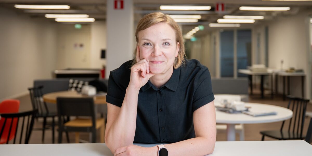 Receptumin tuotehallintatiimin asiantuntija Aija Toivanen (Kuva: Juha Lindvall)